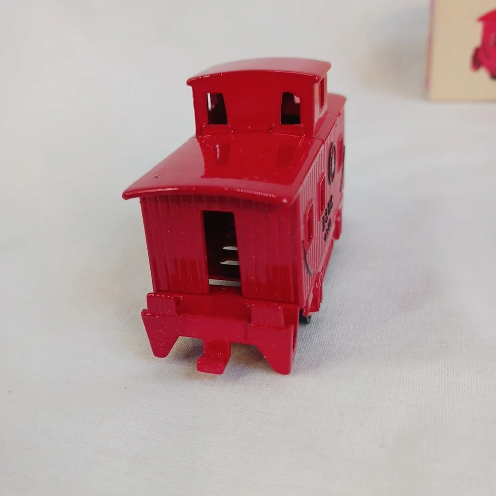 Red Train Caboose Die Cast Pencil Sharpener Miniature New